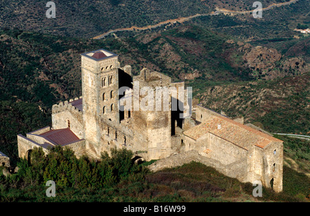 Sant Pere de Rodes Benediktiner Kloster Port De La Selva Alt Empordà Girona Provinz Katalonien Spanien Stockfoto