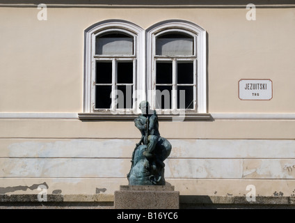 Wasser am Brunnen im oberen Stadt Zagreb Kroatien Stockfoto