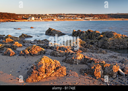 Port Eynon Bay Gower Stockfoto