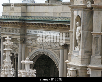 Galleria Vittorio Emanuele in Mailand, Italien EU Stockfoto