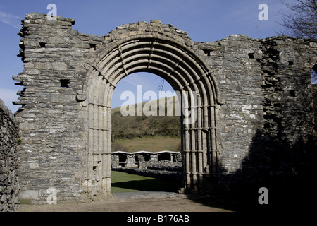 West Tor Cictercian Abtei Strata Florida Stockfoto