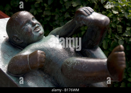 Skulptur von Gustav Vigeland in Frogner Park, Oslo. Stockfoto