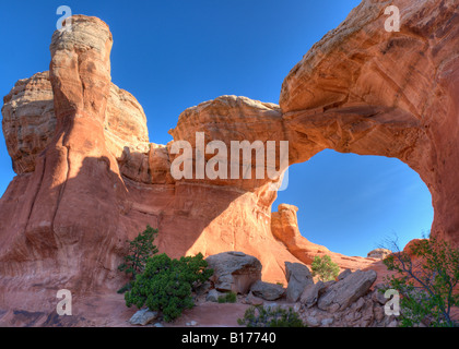 Arches Nationalpark Bogen gebrochen Stockfoto