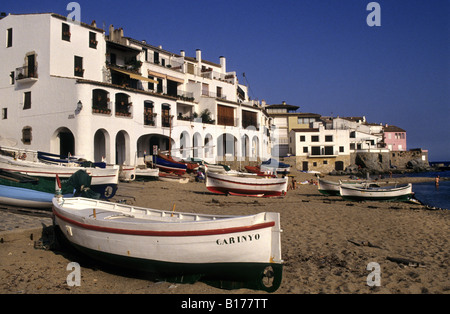 Calella de Palafrugell Strand Costa Brava Baix Empordà Girona Provinz Katalonien Spanien Stockfoto