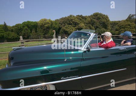 Ehemalige kroatische Diktator Tito Eldorado Cadillac, Safari-Park Brijuni-Brioni-Inseln, Veli Brijun, Istrien, Kroatien Stockfoto