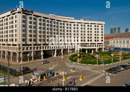 Radisson SAS Slavjanskaja Hotel in Moskau Stockfoto