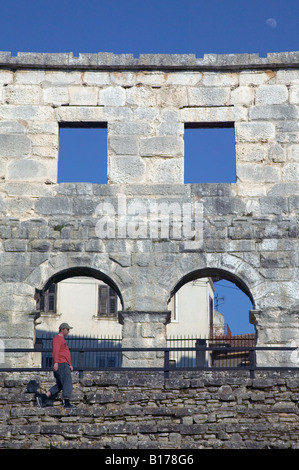 Römische Amphitheater Pula / Arena, Pula, Kroatien Stockfoto