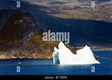 Eisberge, Insel Qoornoq, Provinz Kitaa, Südgrönland, Königreich Dänemark Stockfoto