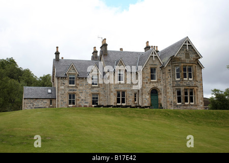 Alladale Lodge in der Wildnis zu reservieren, wo Wildschweine und Elche in Sutherland, Schottland eingeführt worden sind Stockfoto