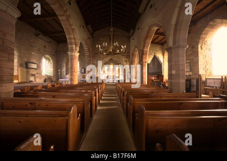 Heiligtum der Kirche, heilige Insel Bewick, England Stockfoto