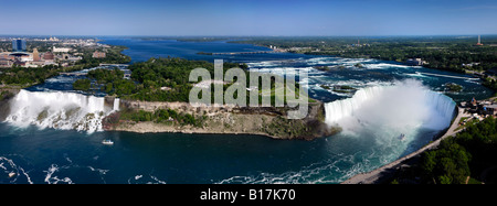 Panoramablick von Niagara Falls Stockfoto