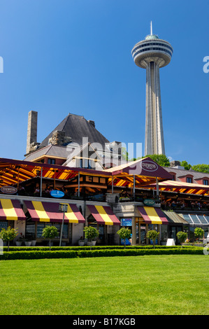 Niagarafälle-Stadt Stockfoto