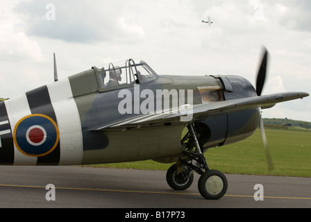 Grumman FM-2 Wildcat Duxford Spring Airshow 2008 Stockfoto