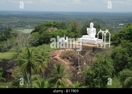 Buddha-Statue in Mihintale, Sri Lanka. Stockfoto