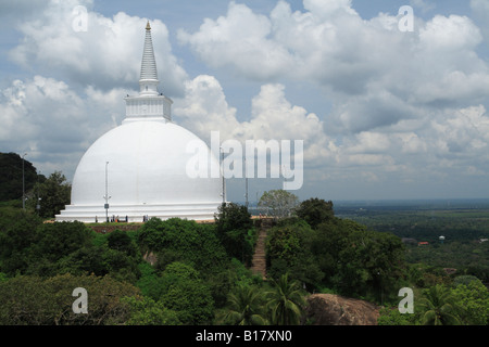 Buddhisten Dagoba in Mihintale, Sri Lanka. Stockfoto