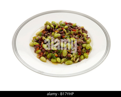 Adzuki und Edamame Bohnensalat Stockfoto