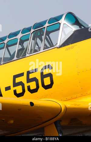 North American AT-6 Harvard Basisflug Schulflugzeug aus dem 2. Weltkrieg Stockfoto