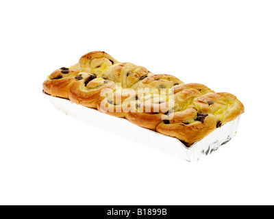 Französische Brioche-Brot mit Schokolade-Chips Stockfoto