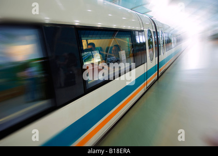 China, schwebte magnetisch (Magnetschwebebahn), Stockfoto