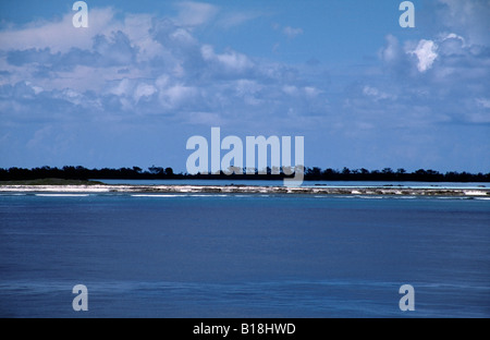 Entfernte Cosmoledo Atollgruppe in der Aldabra-Gruppe, Seychellen, Indischer Ozean Stockfoto
