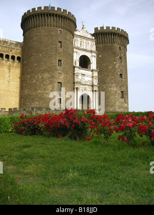 Castel Maschio Angioino - Napoli Campania Italia Stockfoto