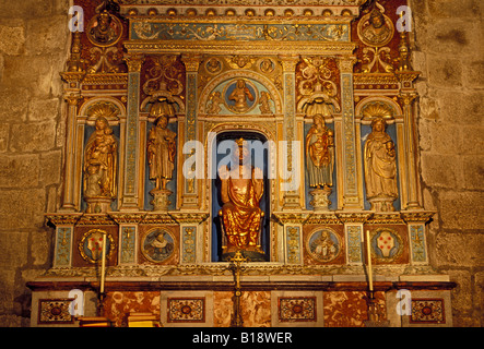 Statue von Jesus Christus, Jesus Christus, Cristo, Kapelle, Kathedrale, El Camino de Santiago, Santiago De Compostela, La Coruña Provinz, Spanien, Europa Stockfoto