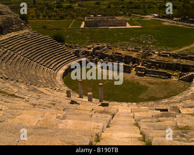 Theater an der antiken Stadt Milet Stockfoto