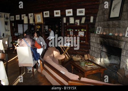 Bei den "Arrayan" Tea House-Indoors 1 Stockfoto