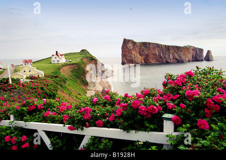 Perce Rock, Gaspe, Quebec, QC, Kanada. Stockfoto