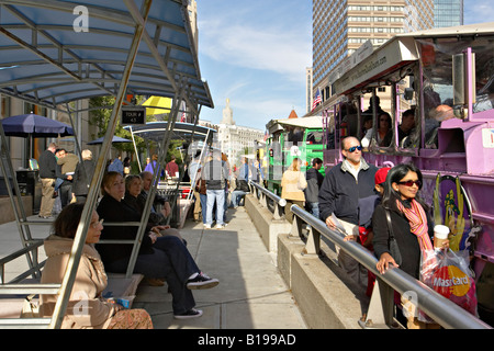 MASSACHUSETTS Boston Boston Duck Tours in Amphibienfahrzeuge Ladefläche für Menschen, die tour Stockfoto