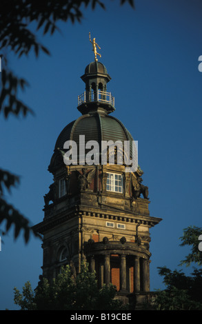 Eine historische Postgebäude ist nun das Museum für Kommunikation in der Innenstadt von Hamburg, Gehäuse Stockfoto