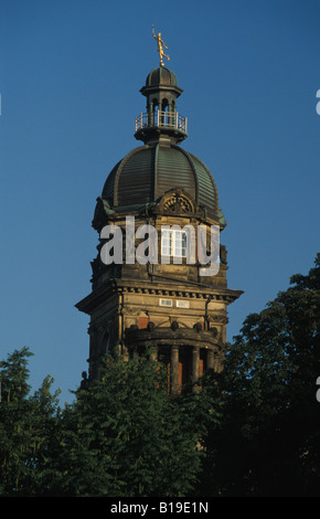 Eine historische Postgebäude ist nun das Museum für Kommunikation in der Innenstadt von Hamburg, Gehäuse Stockfoto