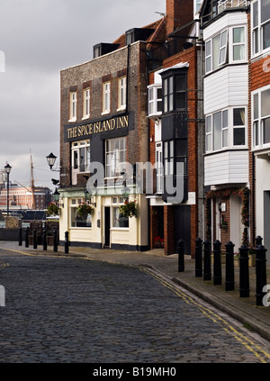Bad Platz, Old Portsmouth, Hampshire, England, Vereinigtes Königreich Stockfoto