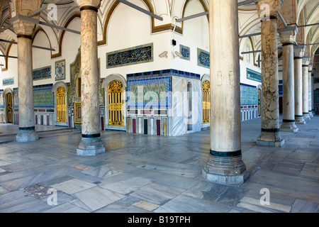 Innenhof der Beschneidung Zimmer im Topkapi Palast in Istanbul Stockfoto