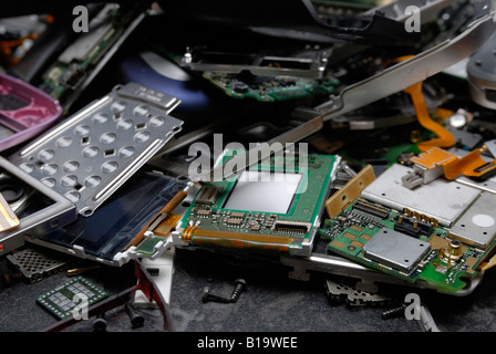 Handys beraubt für Ersatzteile Stockfoto