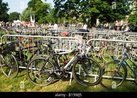 Stoke Newington Festival Sonntag, 8. Juni 2008 Fahrrad-Park Stockfoto