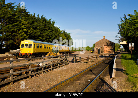 Dunster Bahnhof auf der West Somerset Erbe Dampf Schienennetz Dunster Exmoor Somerset England Stockfoto