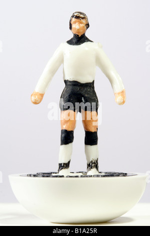 Subbuteo-Deutschland-Replica-Tabelle-Football-Spieler Stockfoto