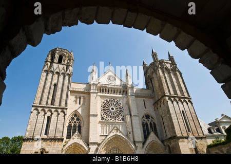 12.-13. Jahrhundert St. Pierre Kathedrale, Poitiers, Vienne, Frankreich. Stockfoto