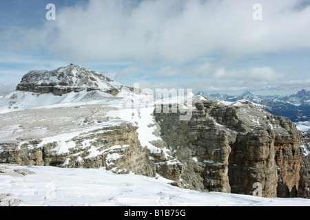 Blick auf Dolomiten reichen von den Punkt 3000m Höhe über dem Meeresspiegel Stockfoto