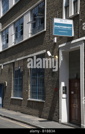 Außenseite des Photoshot Fotoagentur Saffron Hill, London Stockfoto