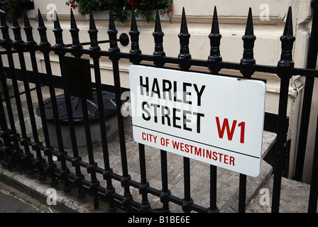 Harley Street, London, W1 Stockfoto