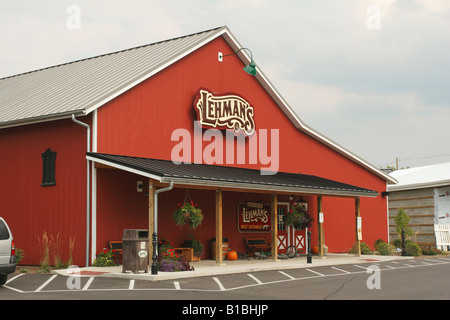 Lehman s Baumarkt Kidron Ohio die Quelle der Amish und nichtelektrischen Elemente Stockfoto