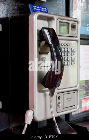 British Telecom Münztelefon. Stockfoto