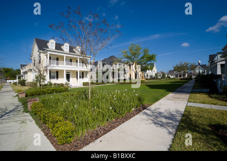 Baldwin Park gemischt genutzten Gemeinde in Orlando Florida saniert von Orlando Naval Training Center Stockfoto