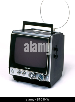 Broadcast, Fernsehen, TV-Gerät, Sony Transistor, Japan, ca. 1969, Stockfoto