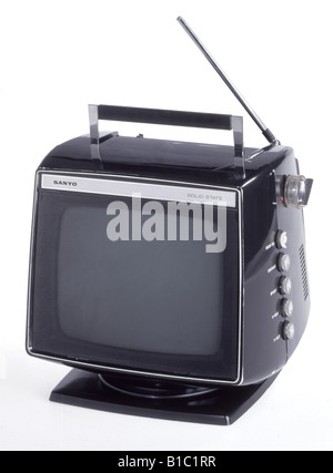 Broadcast, Fernsehen, TV-Gerät, Typ Sanyo Transistor, Japan, ca. 1971, Stockfoto
