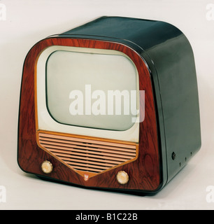 Broadcast, Fernsehen, TV-Gerät, Typ., Philips, Frankreich, ca. 1952, Stockfoto