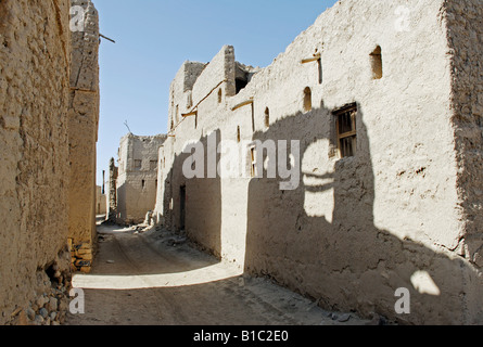 Geographie/Reisen, Oman, Manah in der Nähe von Nizwa, die Ruinen der alten Business Center, Additional-Rights - Clearance-Info - Not-Available Stockfoto