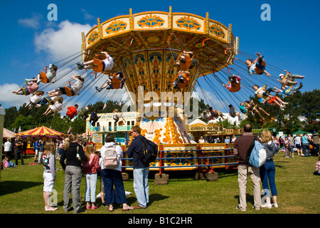 Messegelände fahren am Royal Cornwall Show 2008 Stockfoto